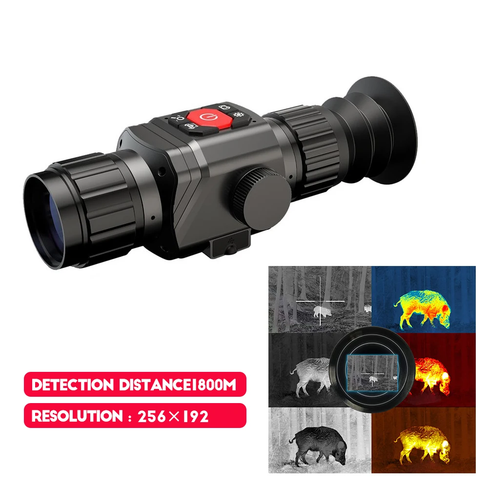 Thermal Night Vision Sight for Hunting 256X192 Thermal Scope  25 mm 35mm Lens Night Vision Scopes for Patrolling Viewing