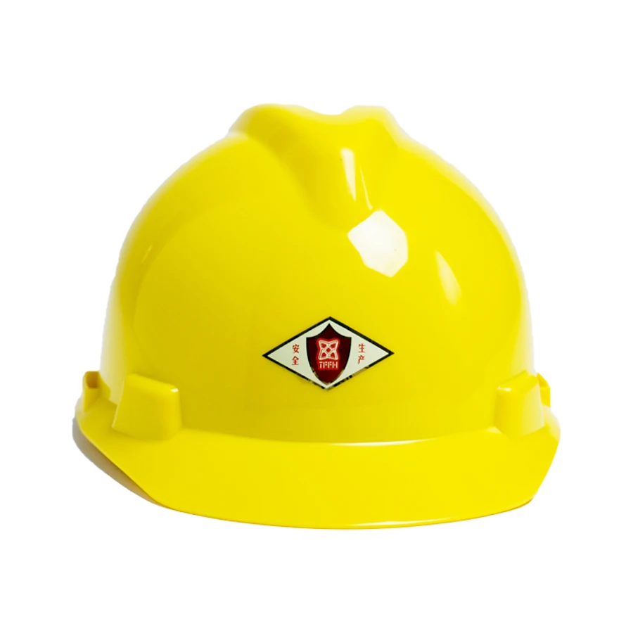 High-quality Outdoor Climbing HDPE ABS Yellow Helmet Aerial Work Industry Safety Helmet