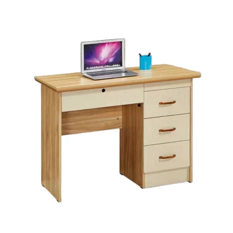Modern Simple Wooden Office Desk with Four Drawers Modern Design Office Furniture Modular Studying Table for Adults