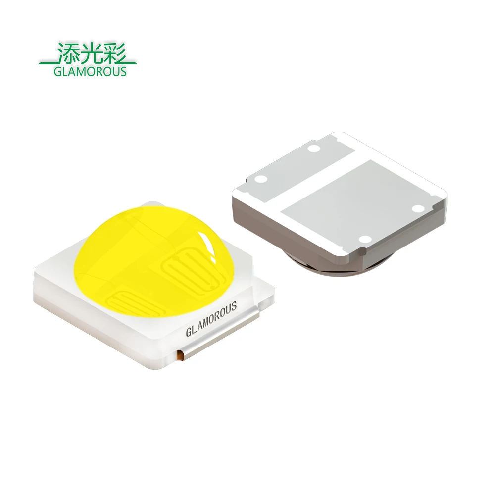 CRI 80 90 95 OEM 3030 LED High Quality 1W 3/6/9/V 2000-15000K  With Round Lens white 3030 SMD LED Chips for LED Lights