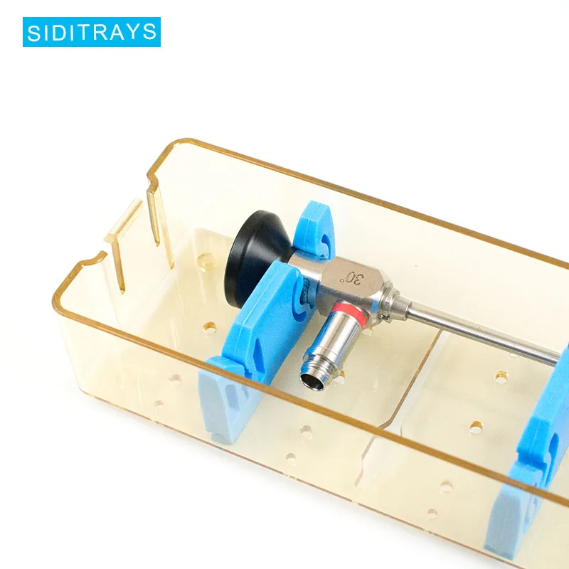 High performance polymer sterilization trays plastic ent endoscope sterilization container arthroscope disinfection box