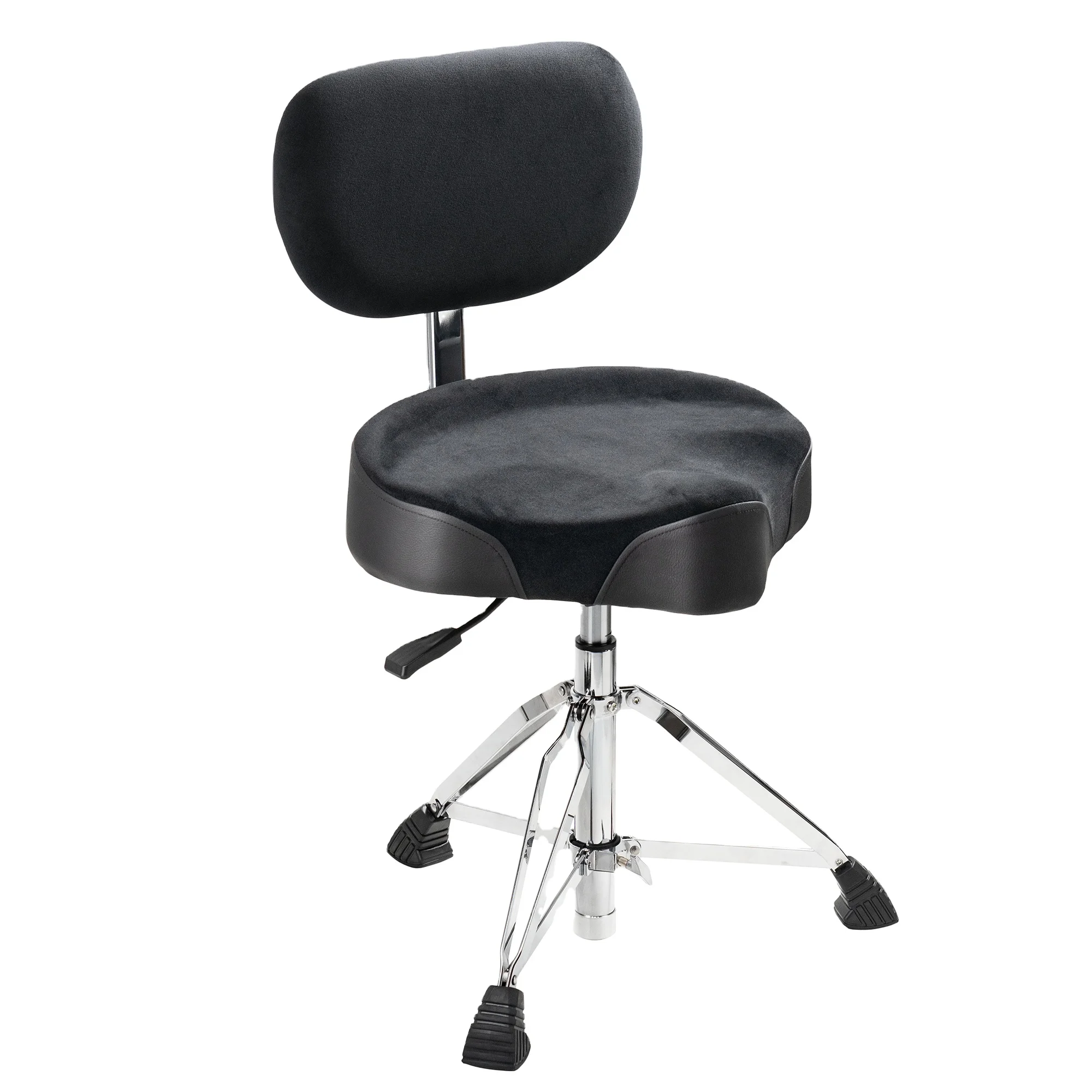 Lebeth DS-042 Hot Selling Saddle Shape Drum Chair Stool With Backrest Height Adjustable