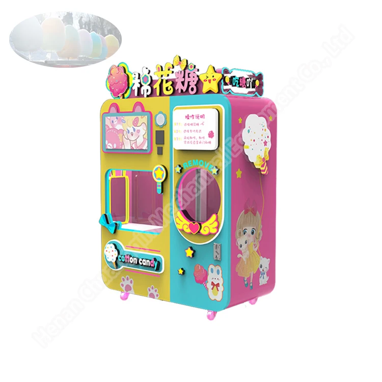 Whole-sale Price New Sale Cotton Candy Vending Machine 6 Boxes