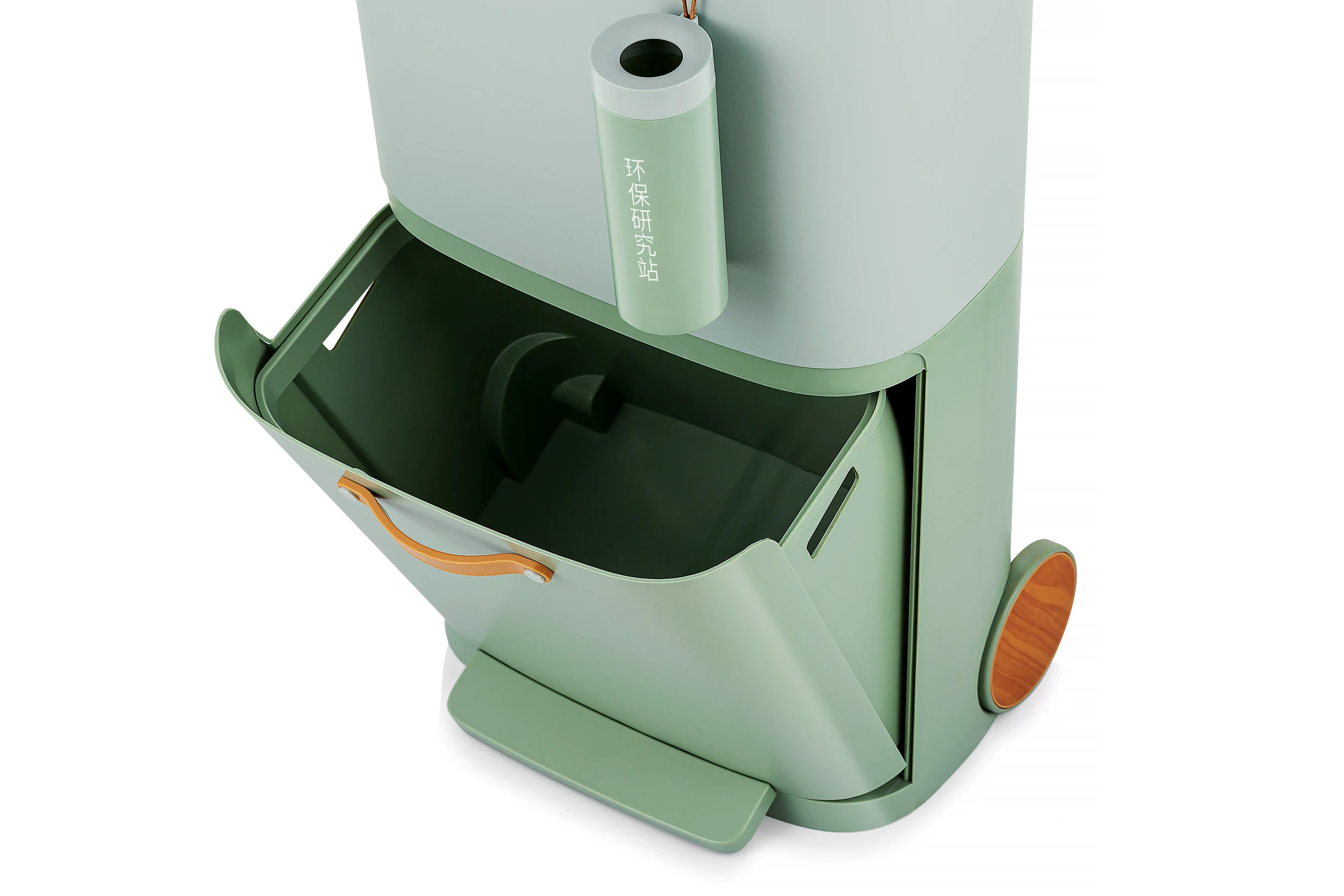 Новинка; Лидер продаж; Индукционная Чана для мусора ножной 2 яруса мусорное ведро