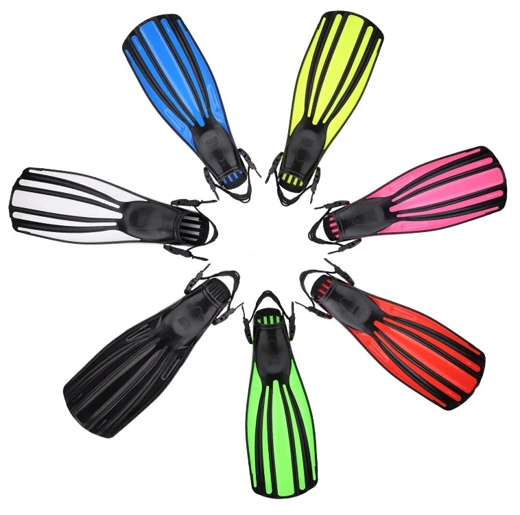 OEM Высокое качество открытый каблук плавник профессиональные плавники для дайвинга с пружинным/резиновым ремешком