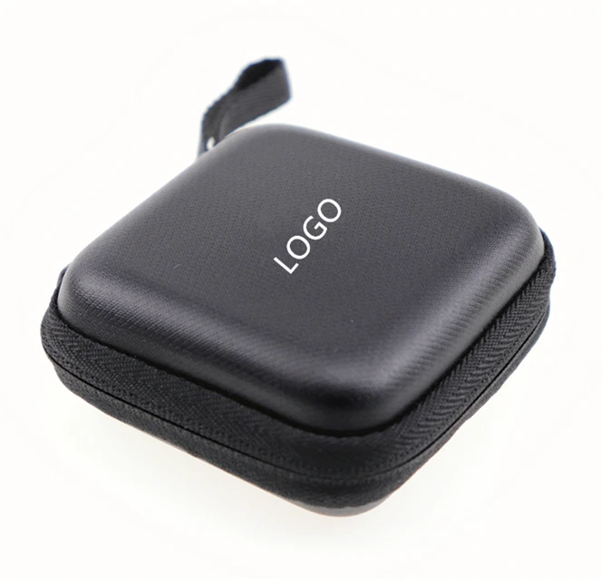 Eva Hot Pressing Storage Carrying Hard Case Custom Zipper Close Protective Small Eva Transparent Earphone Case With Zipper