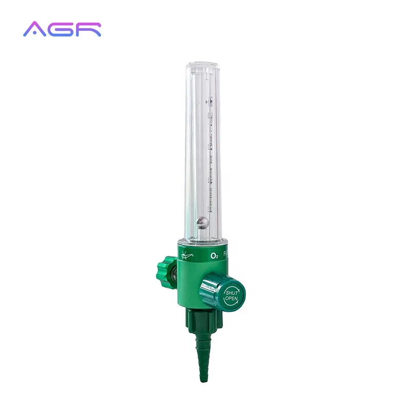 Custom Logo OEM Brass Oxygen Gas Medical Oxygen Pressure Regulator with Flowmeter Oxygen Fowmeter with humidifier