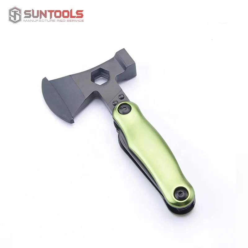 Camping Kit Multi Function Hatchet Emergency Multi Tool Black Multi Tool With Hammer Axe