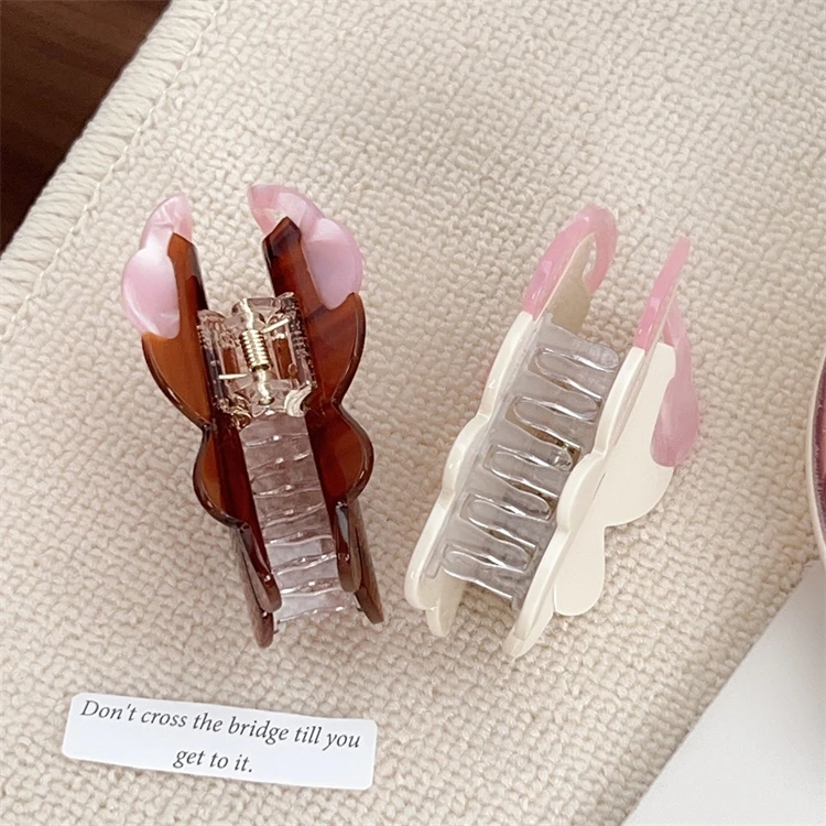 Hot selling Japan Korea Girls Cute Sweet Cartoon Headphones Cat Hairpin Colorful Kitten Acetate Hair Claw Clip Hair Accessory