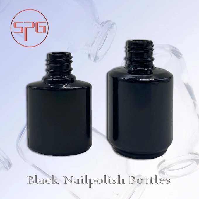 Factory direct black Glass Bottle Series for Pharma and Cosmetic