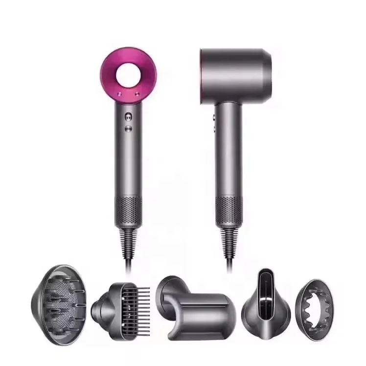 2024 Dy Hair son Dryer HD07 HD08 1600W hollow leafless hair dryer ionic hair straightener dryer styler brush with accessories