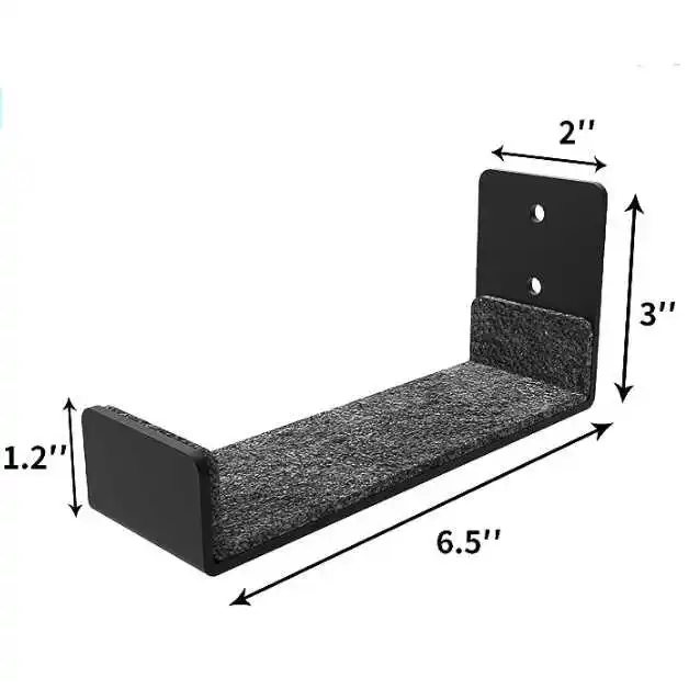 Shelf Brackets Industrial Wall Mounted Floating Shelf Holders Wall Lip Brackets Metal Floating Shelf Brackets