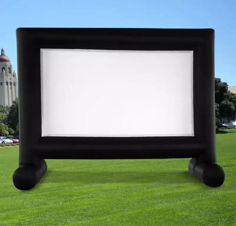 Open air cinema inflatable screen movie theater outdoor inflatable movie screen for car cinema