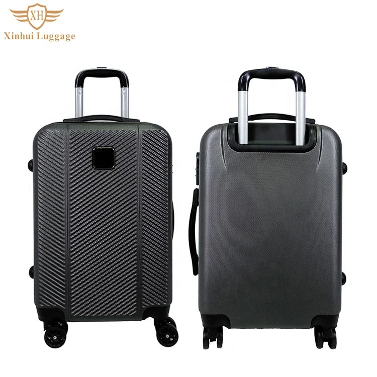 Cheap sale new design hard shell plastic suitcase carry-on ABS 4 wheels hand luggage easy trip suitcase