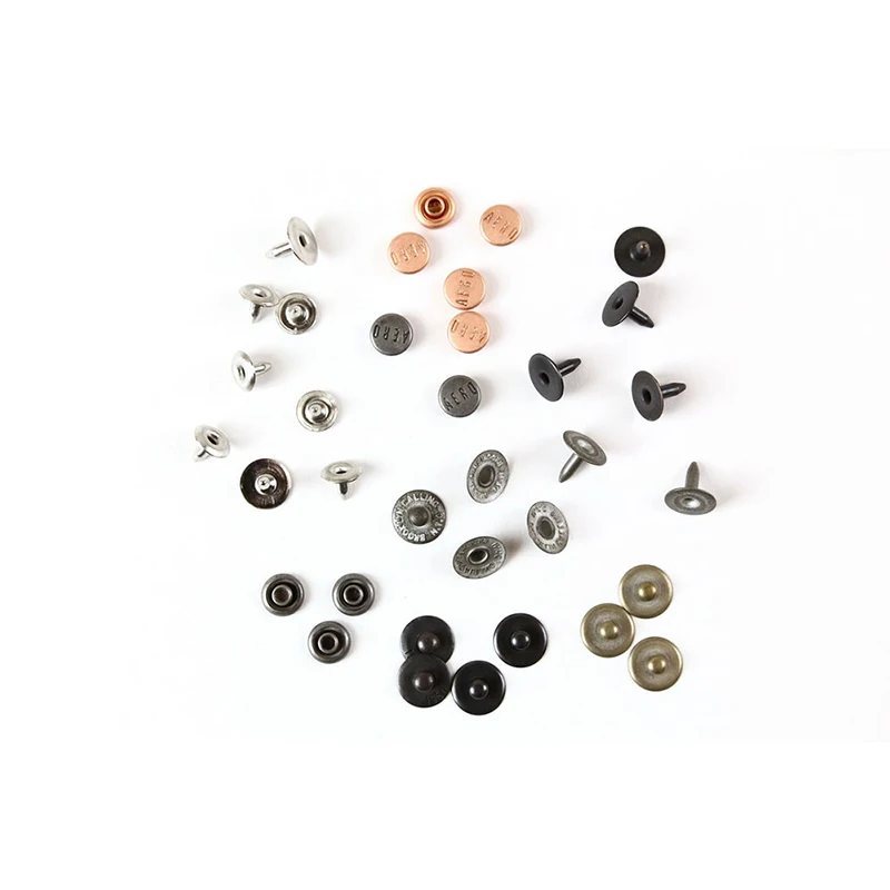 Custom Metal Rivets Studs Rapid Rivet for Leather Craft Bag Belt Clothing Garment Shoes