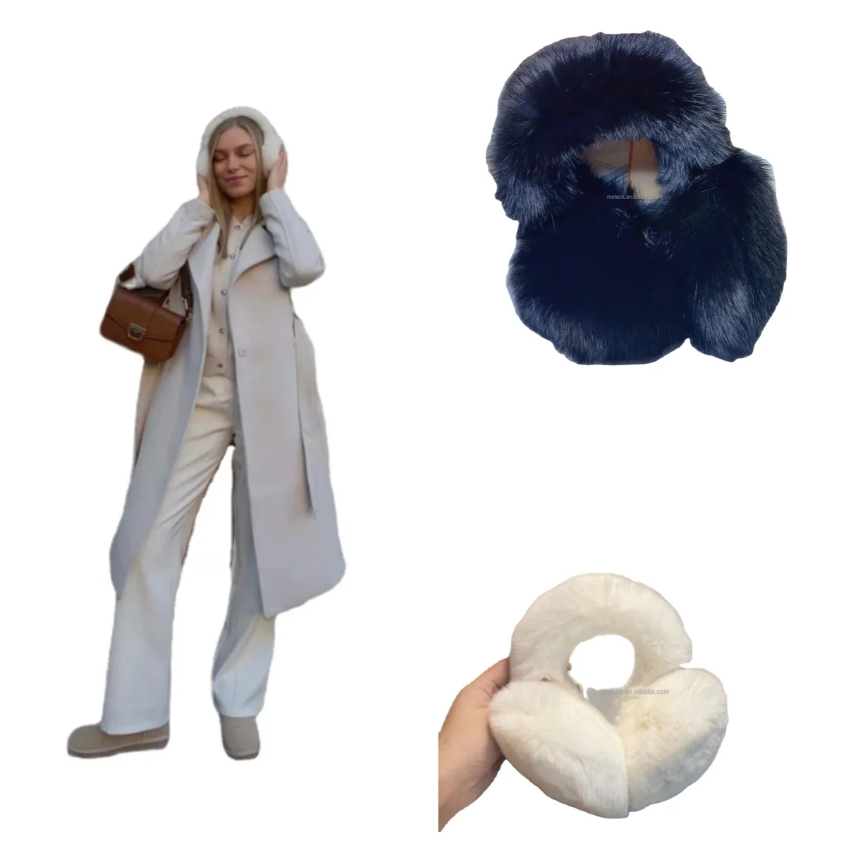 EM-R FUE WINTER custom Winter earmuffs warm ears polar fleece extra thick ear warmer men and women earmuffs