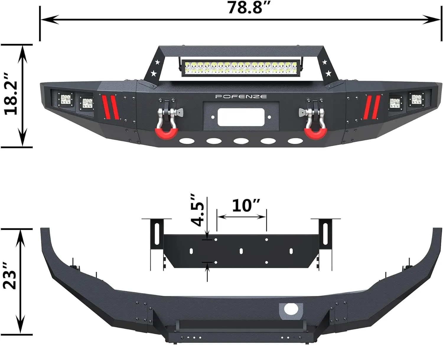 Lamax OEM High quality Scar bumper protector Steel Bumper Bar Car Bumpers Auto Body Systems for Hilux Revo 2021