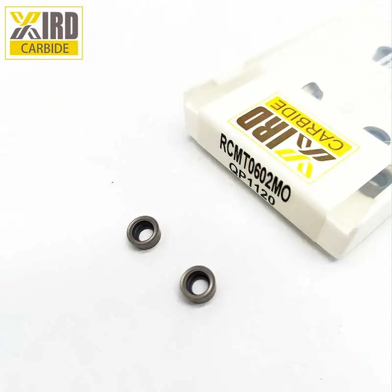Горячая Распродажа, карбидная поворотная пластина RCMT0602MO для твердотельной стали