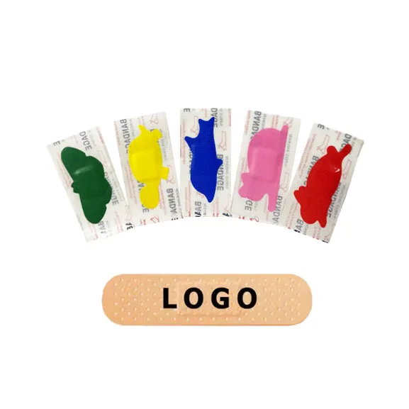 Unimaster Band Aid Bandaid Manufacturer Customized Logo Cartoon Band-aid Breathable Plaster with Logo