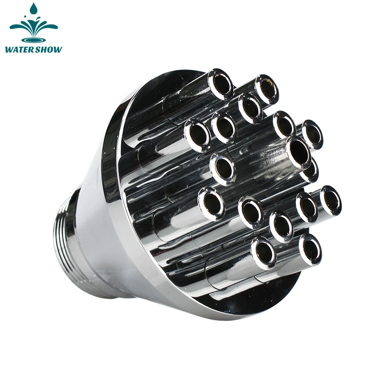 7M Height Straight Spray Fountain Nozzle Types 1.5Inch Cluster Fountain Nozzle