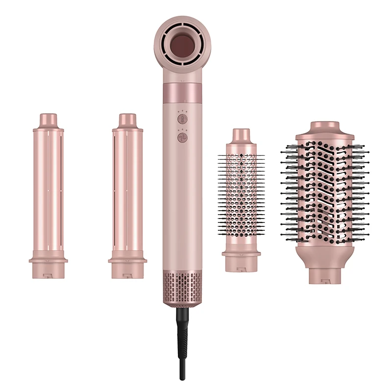 Advance Factory 5 in 1 Hair Styler One Step Hair Dryer Professional Straightener Curler Styling Tools High-Speed Hot Air Brush