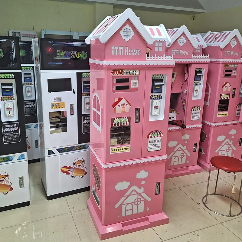 Token Coin Exchange Machine Automatic Bill to Coin Changer Vending Machine Currency Exchange