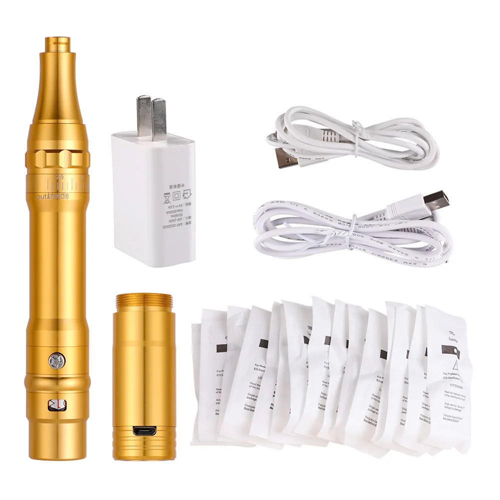 Wireless Permanent Makeup Machine for Ombre Eyebrows Miroblading Shading Eyeliner Lip Microshading PMU Machine Tattoo Pen Kit