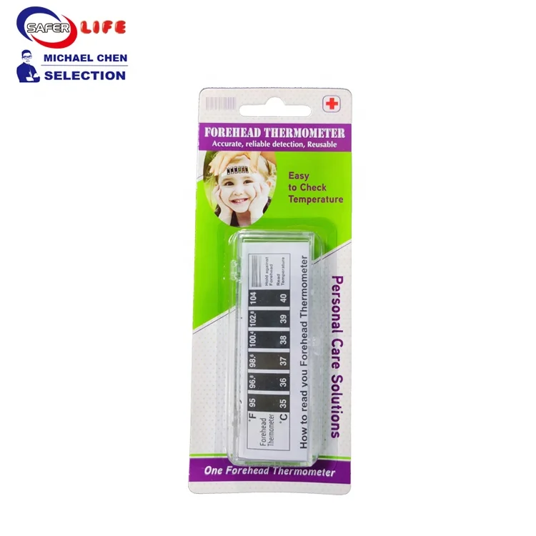 Saferlife Wholesales High Quality Forehead Fever Thermometer Sticker SL-012