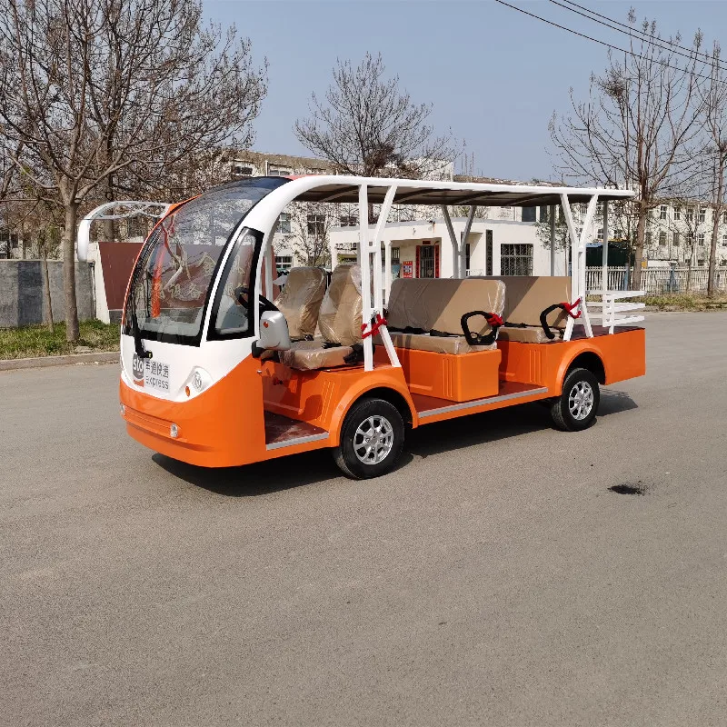 11 мест Электрический экскурсионный автобус маршрутный туристический автомобиль офисный