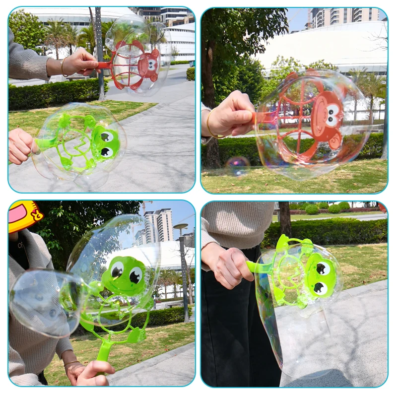Plastic Toy Bubble Wand Colorful Mini Bubble Wands Party Favors  Summer Gifts Bubbles Fun Toys for Kids