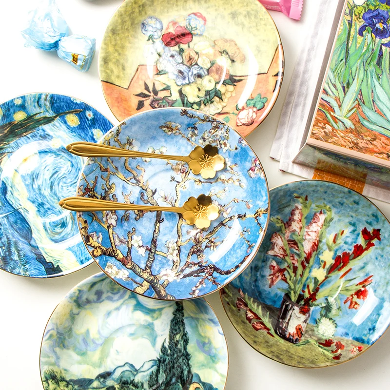 Fashion Fine Bone China Ceramic Teacup set of 6 with Shelf