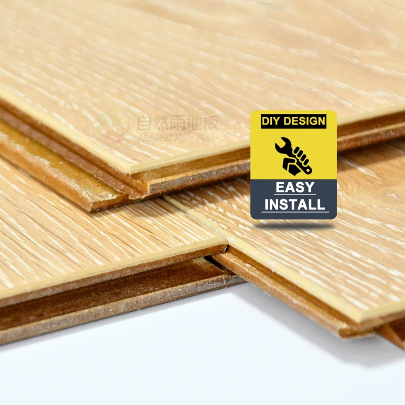 Недеформируемый дизайн водонепроницаемое ламинатное напольное покрытие толщиной 8 мм 12