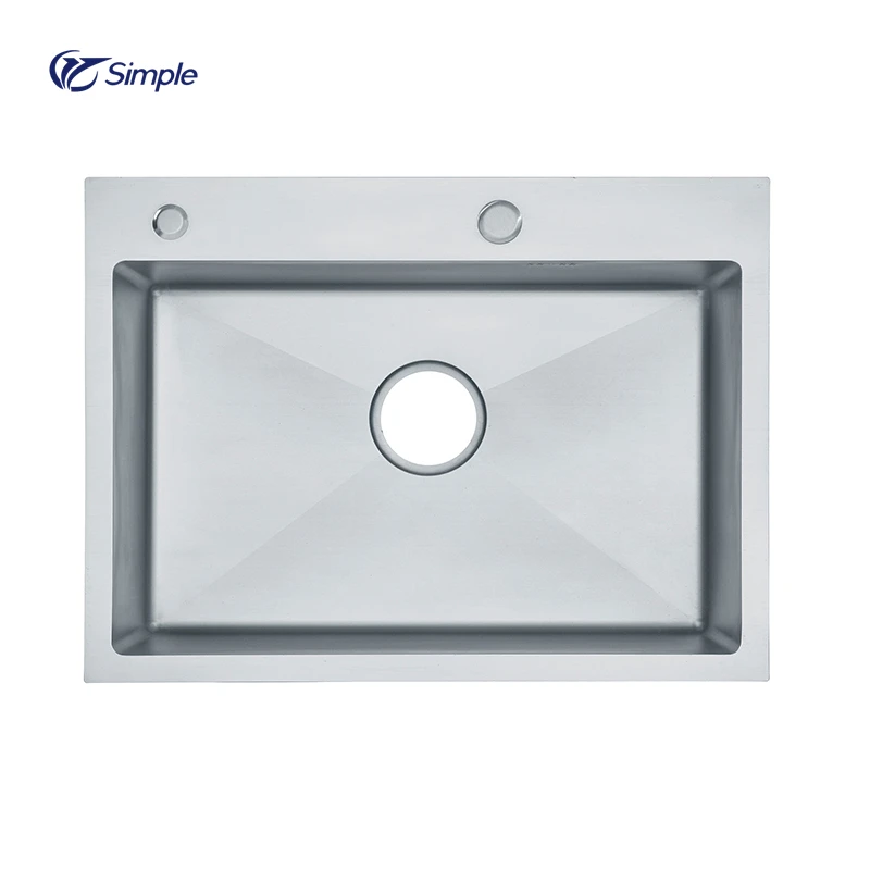 Wholesale Good Quality 201/304 Stainless Steel Nano Black Single Bowl Kitchen Sink