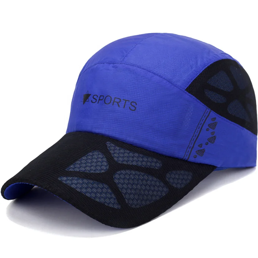 custom mesh running sports hats quick dry baseball caps