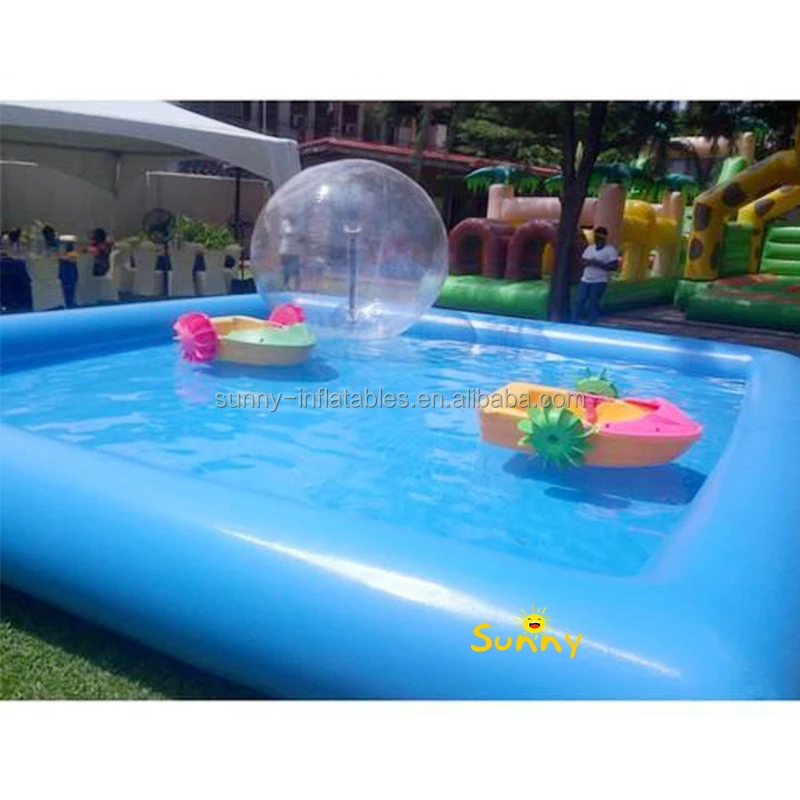 Outdoor commercial portable inflatable swimming pool courtyard outdoor beach pool summer water sport