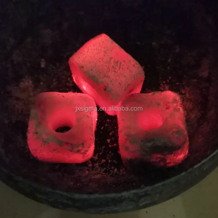 Sigma no off new green land bambo charcoal for shisha and hookah white ash