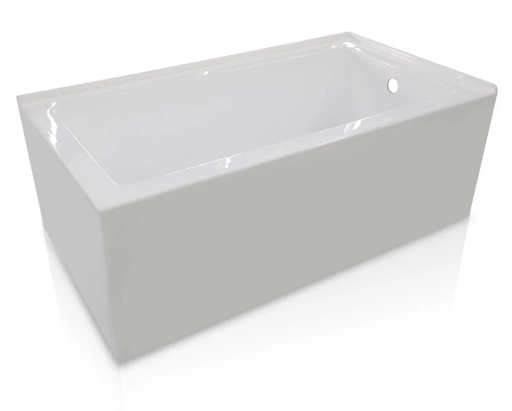 5 Years Warranty Adult Soaking Alcove Acrylic Large Bathtubs Freestanding Bathroom Bathtub For Modern Bathroom
