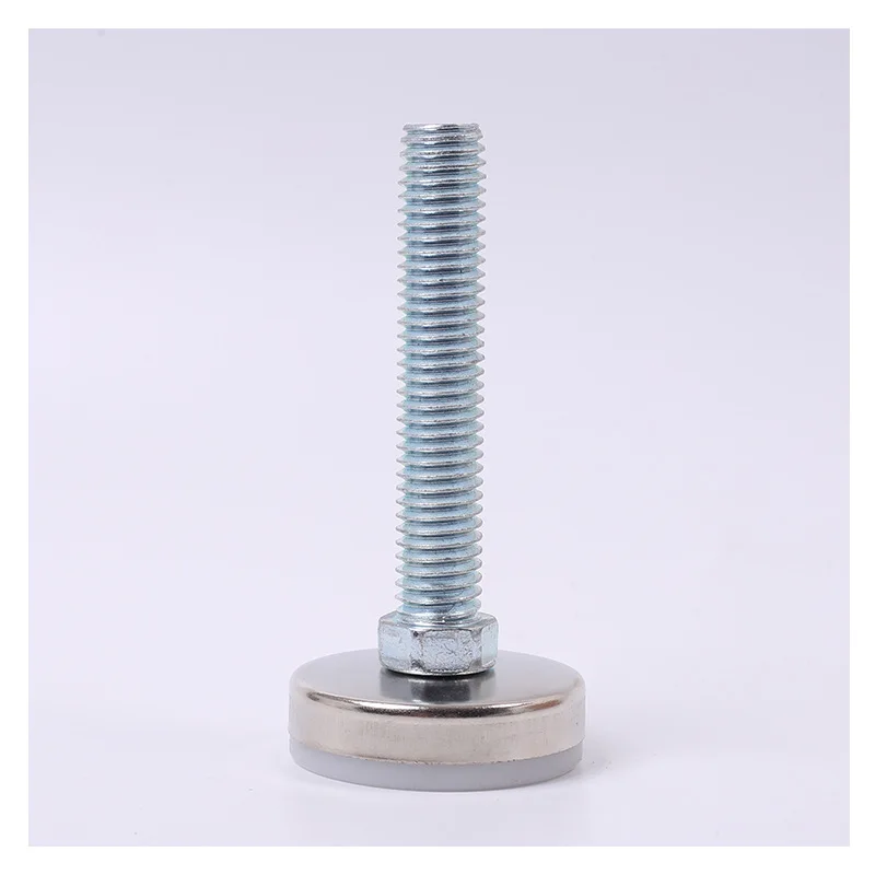 Base 25mm M8  Leveling Feet Kitchen Cabinet PP Height Black  Plastic Swivel coffee table foot furniture legs