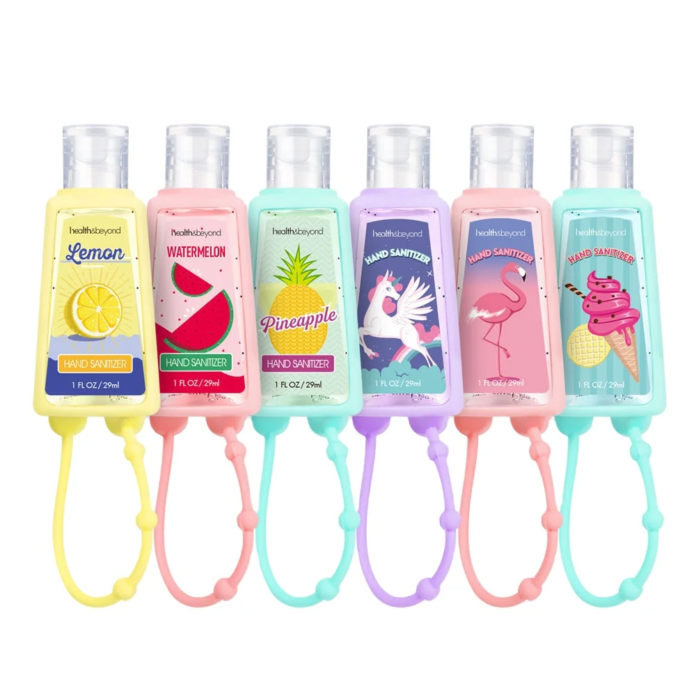 Безводное портативное дезинфицирующее средство для рук с силиконовым держателем