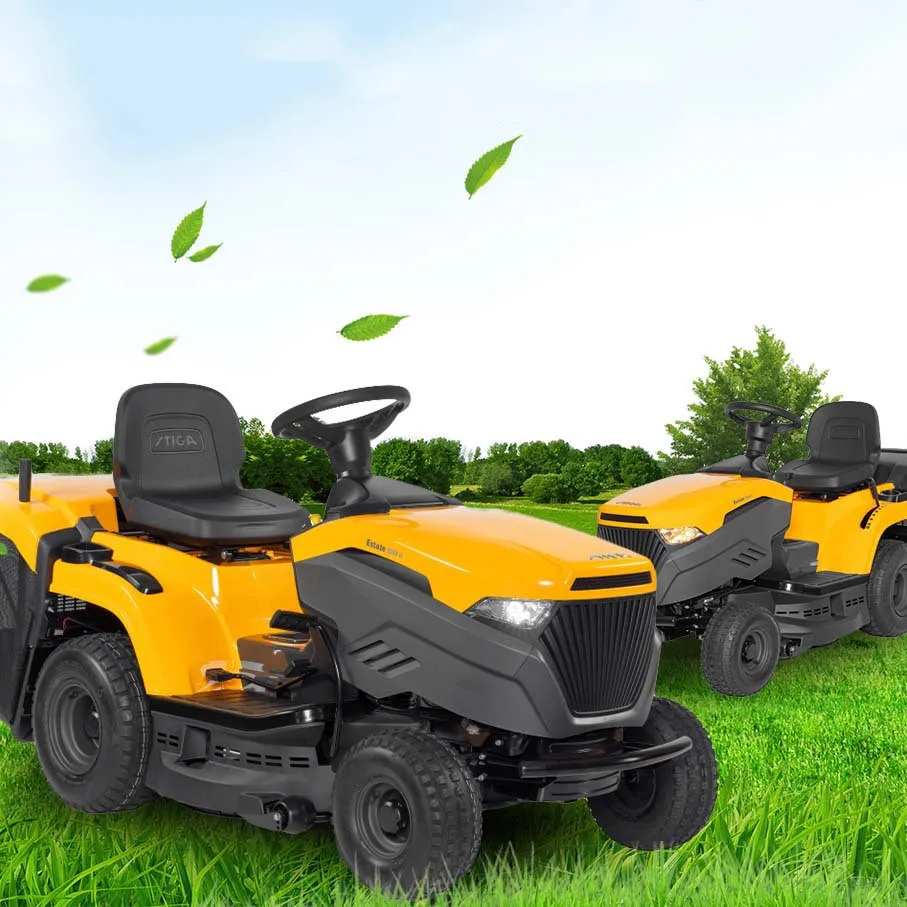 china seat trailers wholesale commercial self-propelled diesel lawn mower engine lawn mowers ride on for sale