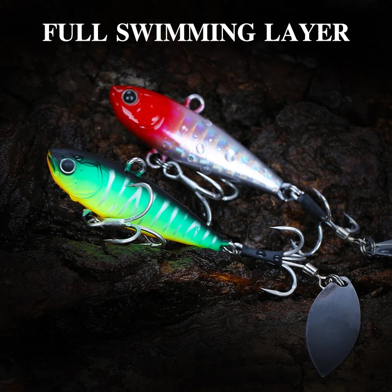 TSURINOYA Metal Spinner Bait Fishing Lure 24g 43mm TA Spoon Jig Head VIB Saltwater Sinking Seabass Mackerel Hard Bait