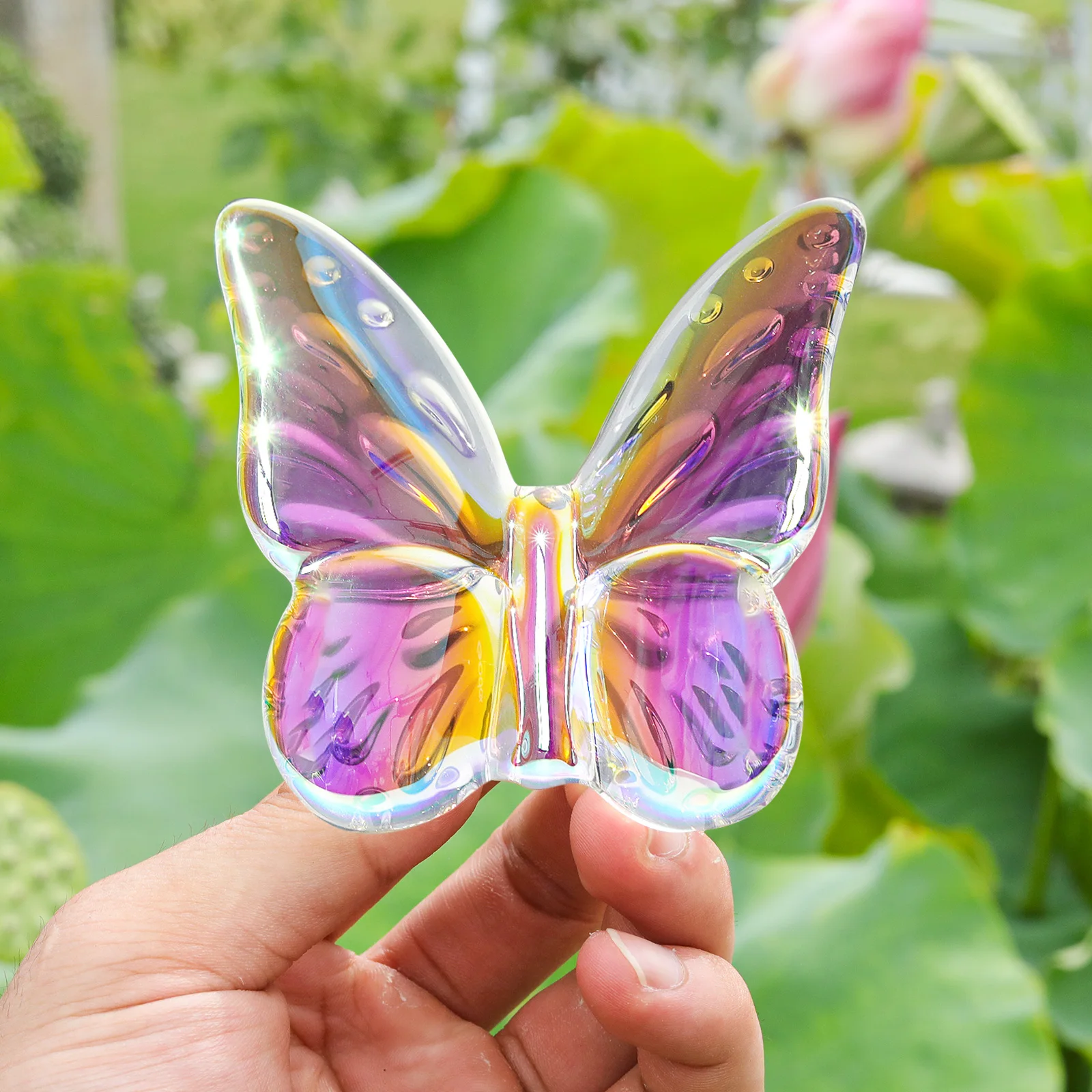 Colorful  Butterfly  Crystal Crafts For Christmas Gift  Home Decoration Ornaments