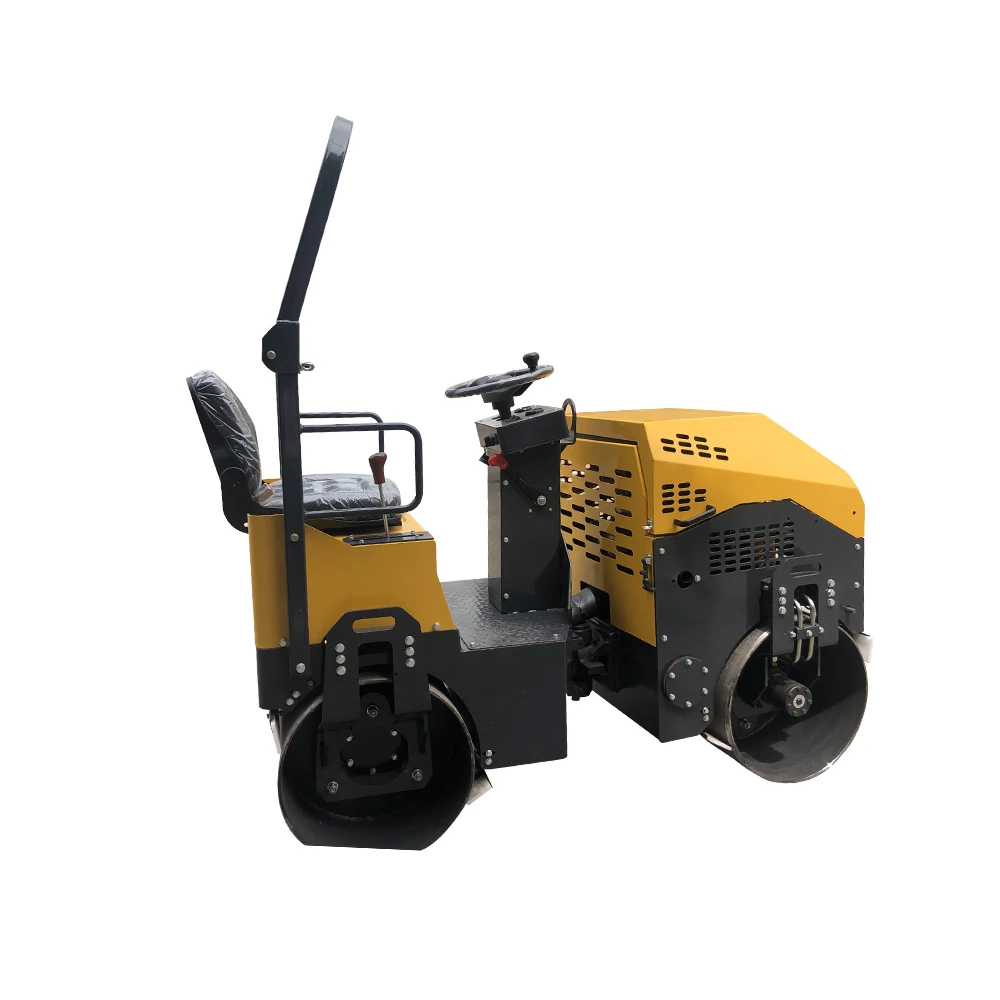 good quality double drum soil asphalt road roller compactor compactor machine vibratory road roller