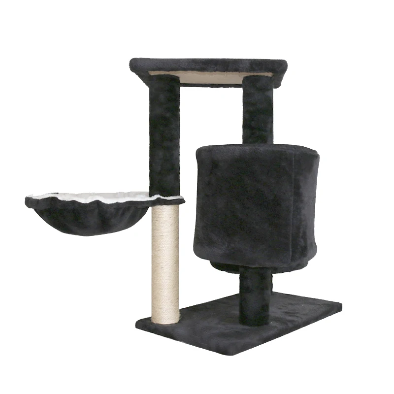 Плюшевая сизальная Когтеточка с крышкой Amazon, корзина для окуня, котенок, котенок, кошка, игровой домик для домашних животных, мебель, деревянная башня