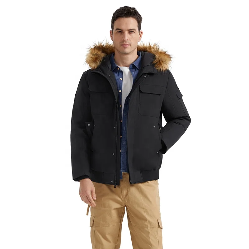 Wholesale Hot Selling Coat Custom Winter Parka Jacket Polyester Men Windproof Jacket