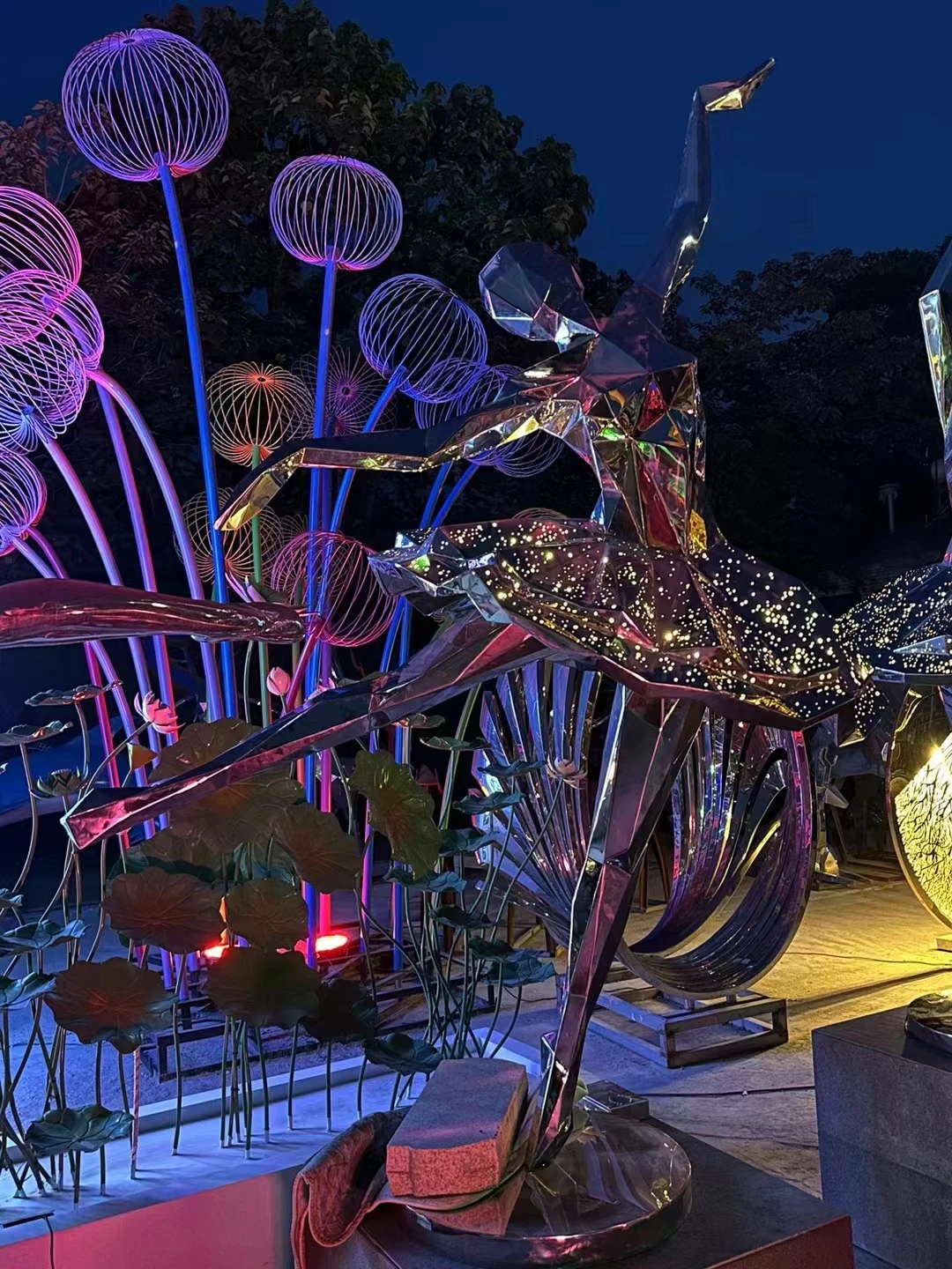 Stainless Steel Ballerina Girl Art Sculpture Premium Handmade Customized Stainless Steel Ballerina Girl Sculpture