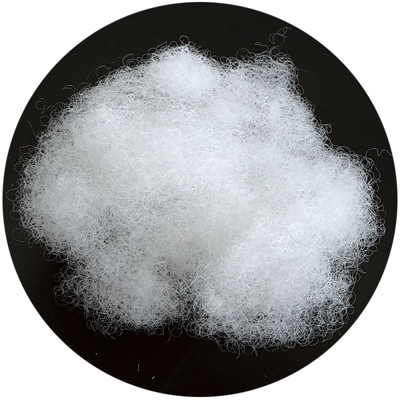 Solid Style and Non-Woven Fabric Spinning Use flat polyester staple fiber