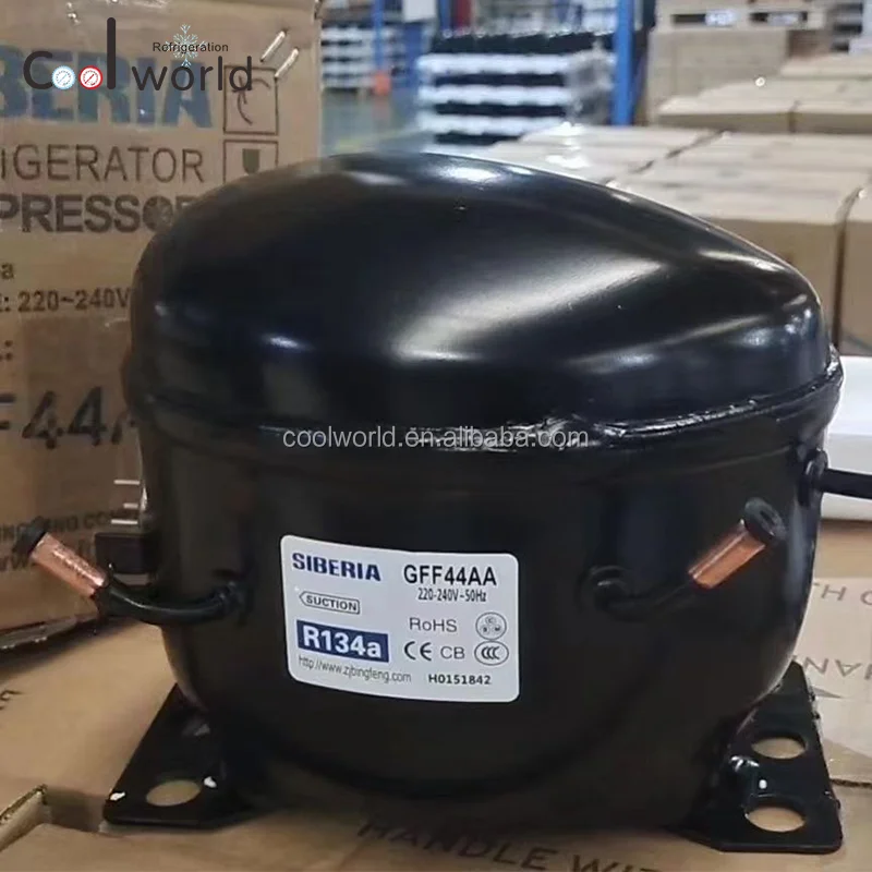 SIBERIA GFT66AA High Efficiency Refrigerator Fridge Compressor 220v 240v R134A Refrigeration