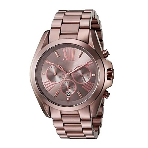 Fashion Watch Luxury Purple Plated Stainless Steel Chronograph Quartz Watches For Men