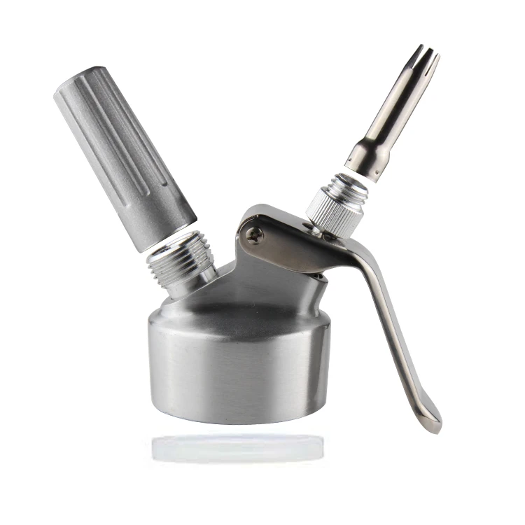 Professional Whipped Cream Dispenser Leak Free Reinforced Aluminum Threads for Max Durability and Safety  1 Pint Cream Whipper